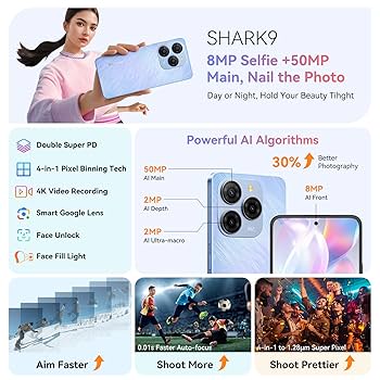 Amazon.com: Blackview Shark 9 Unlocked Phones, 5G